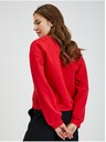 Orsay Rotes lockeres Damen Sweatshirt ORSAY