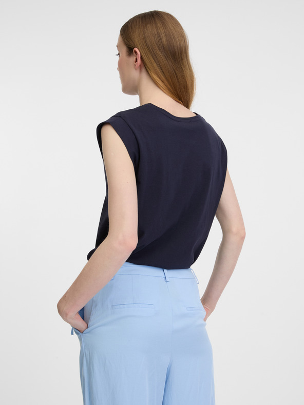 Orsay Dunkelblaues Damen-T-Shirt ORSAY