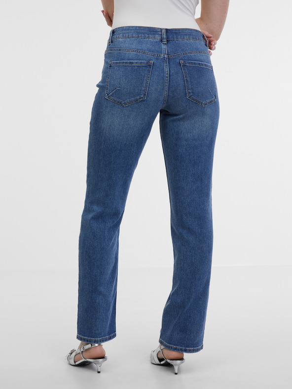 Orsay Blaue Straight Fit Damen Jeans ORSAY