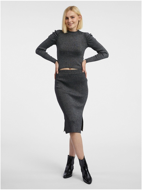 Orsay Dunkelgraues Pullover-Top für Damen ORSAY