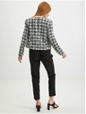 Orsay Schwarz-weiß karierte Damenjacke ORSAY
