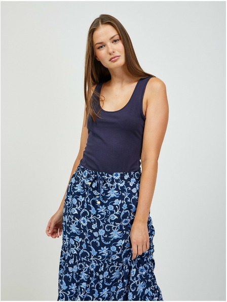 Orsay Dunkelblau Basic-Top von ORSAY