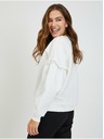 Orsay Weißes Damen Sweatshirt Oversize mit Ballonärmeln ORSAY