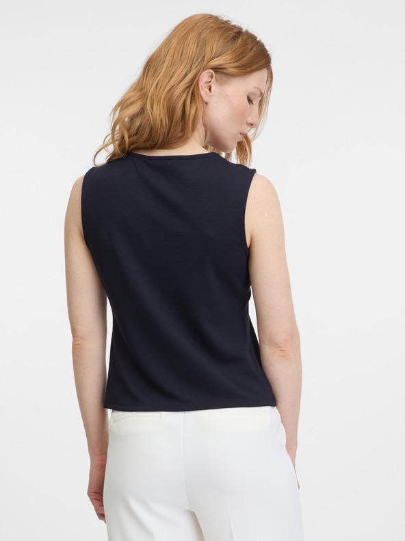 Orsay Dunkelblaues Damen-T-Shirt ORSAY