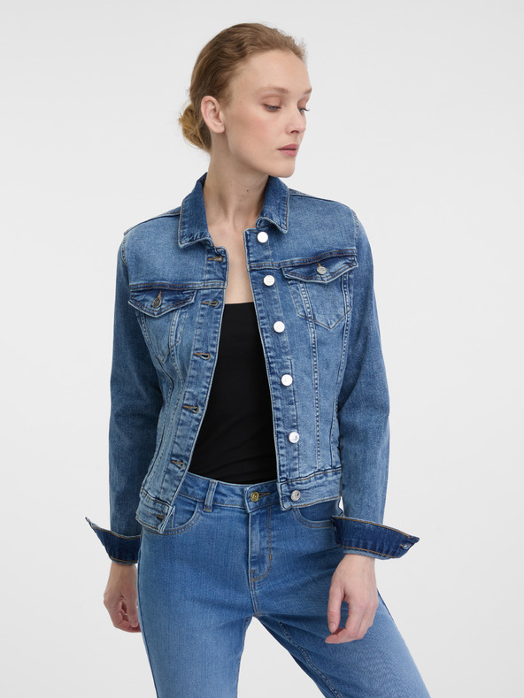 Orsay Hellblaue Jeansjacke für Damen ORSAY
