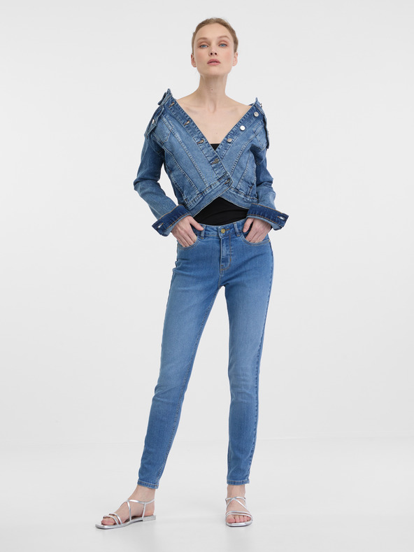 Orsay Hellblaue Jeansjacke für Damen ORSAY