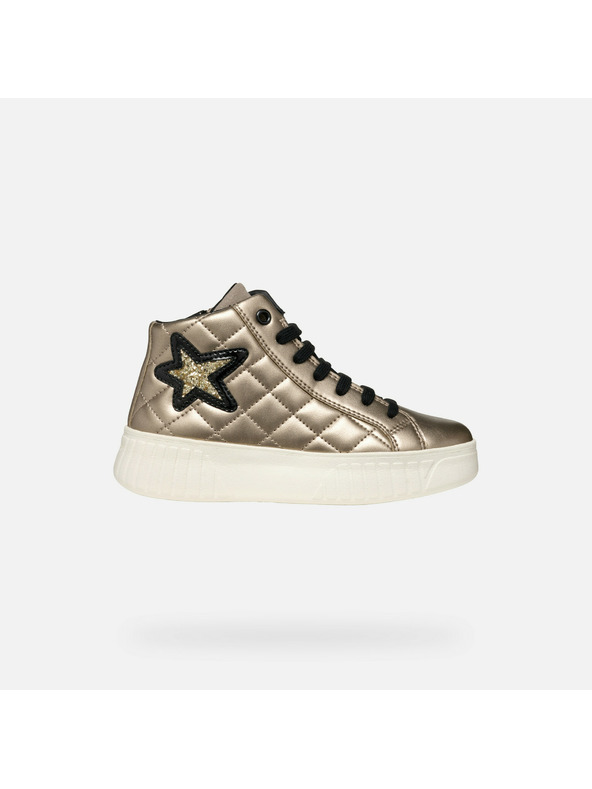 Geox Schwarze Mädchen-Sneaker Geox Mikiroshi