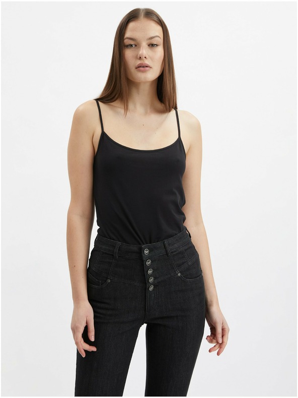 Orsay Set mit drei Damen Basic Tops in Weiß, Beige und Schwarz von ORSAY