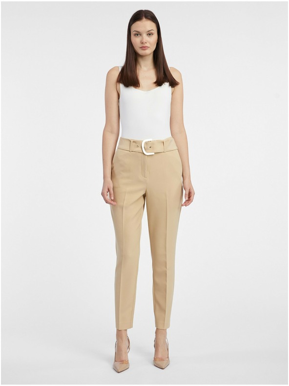 Orsay Beigefarbene Damenhose ORSAY