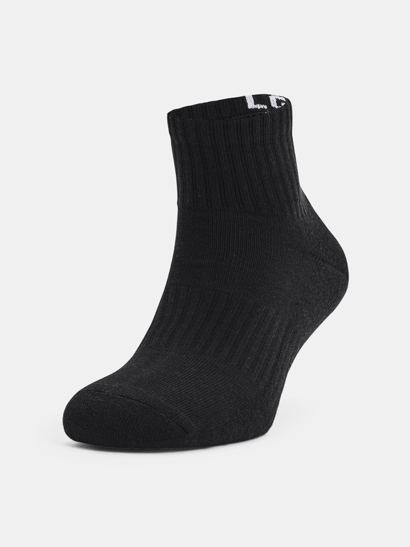 Under Armour Unisex-Socken Under Armour Core QTR (3 Paar)