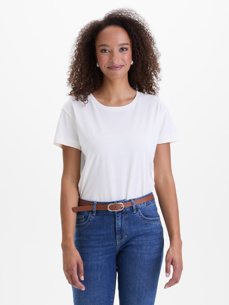 Orsay Cremefarbenes Damen-T-Shirt ORSAY