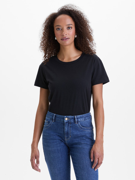 Orsay Schwarzes Damen-T-Shirt ORSAY