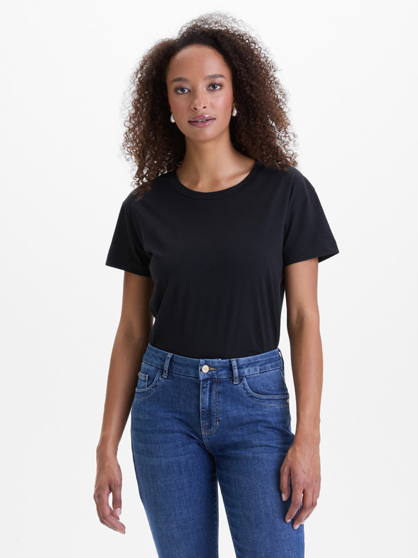 Orsay Schwarzes Damen-T-Shirt ORSAY