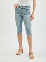 Orsay Hellblaue kurze Damenjeans ORSAY