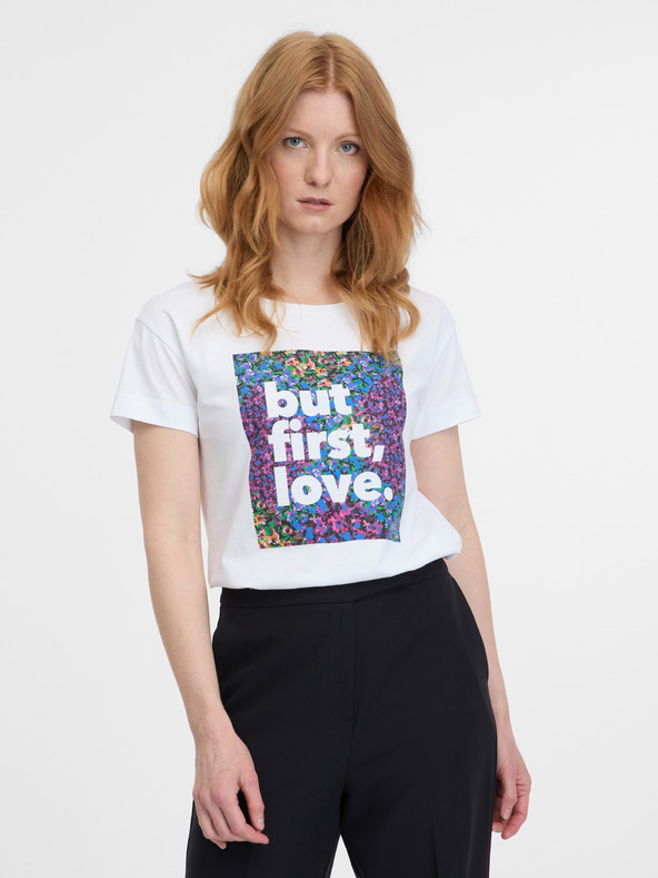 Orsay Weißes Damen T-Shirt ORSAY