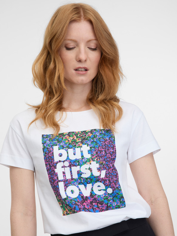 Orsay Weißes Damen T-Shirt ORSAY