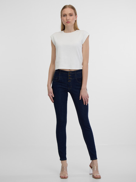 Orsay Dunkelblaue Skinny Fit Jeans für Damen ORSAY