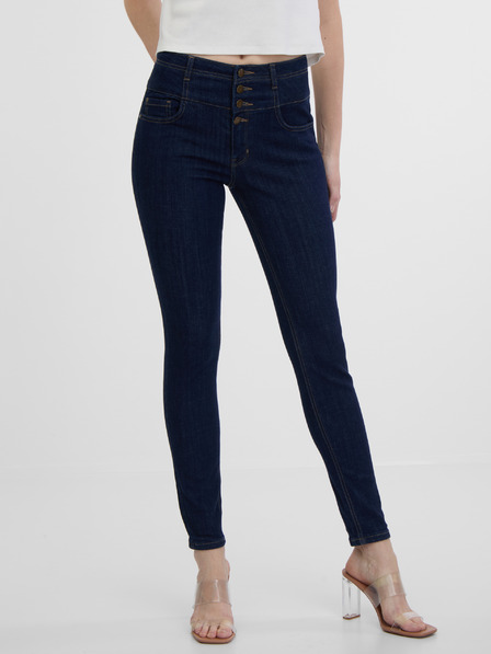 Orsay Dunkelblaue Skinny Fit Jeans für Damen ORSAY