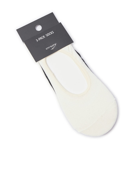 Orsay 3er-Set Damenstrümpfe in Creme, Beige und Schwarz von ORSAY