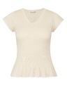 Orsay Beigefarbenes Damen Kurzarm-T-Shirt ORSAY