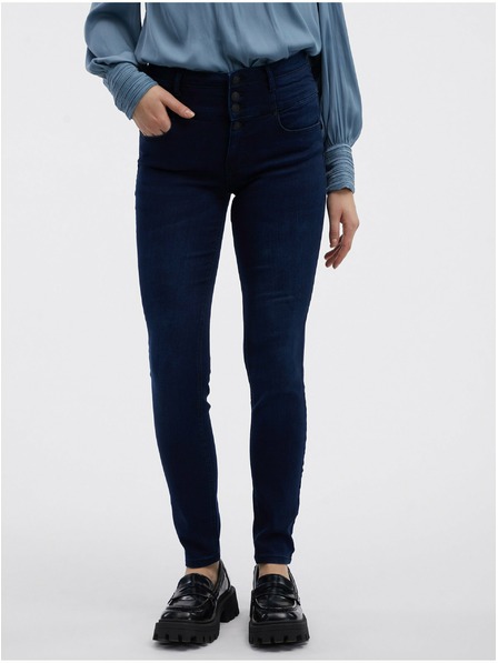 Orsay Dunkelblaue Skinny Fit Jeans für Damen ORSAY
