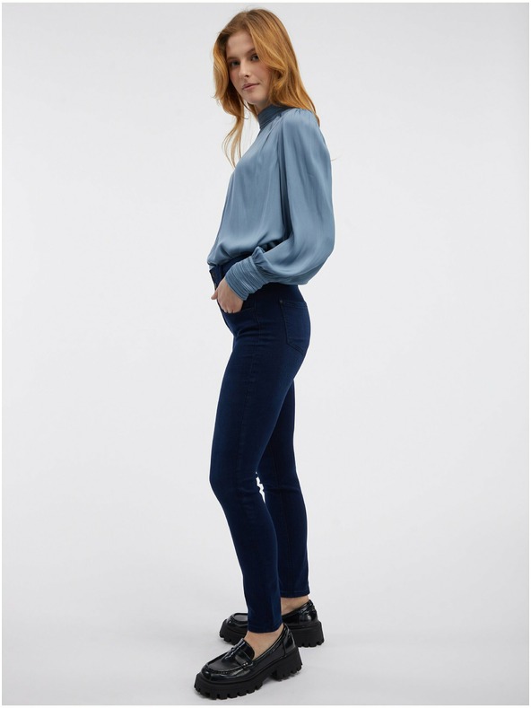 Orsay Dunkelblaue Skinny Fit Jeans für Damen ORSAY