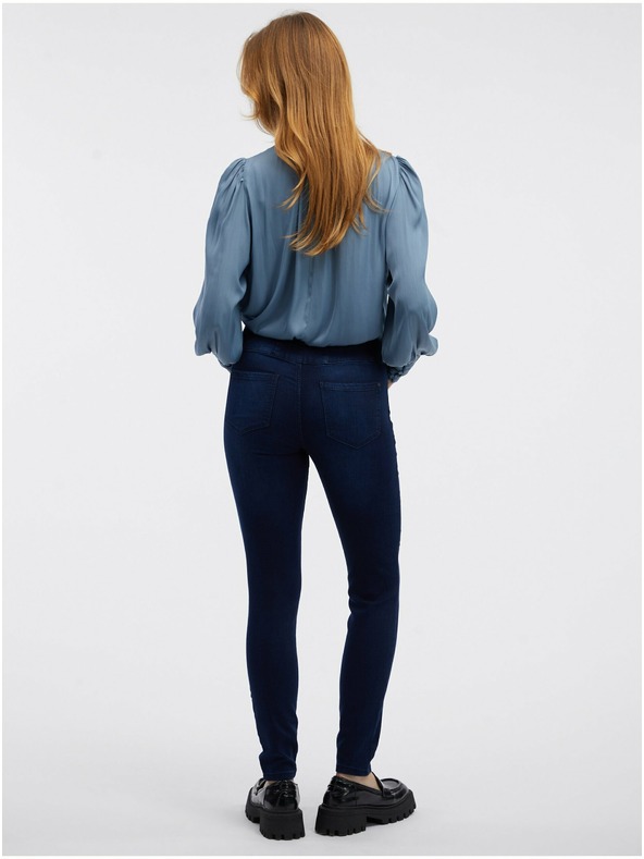 Orsay Dunkelblaue Skinny Fit Jeans für Damen ORSAY