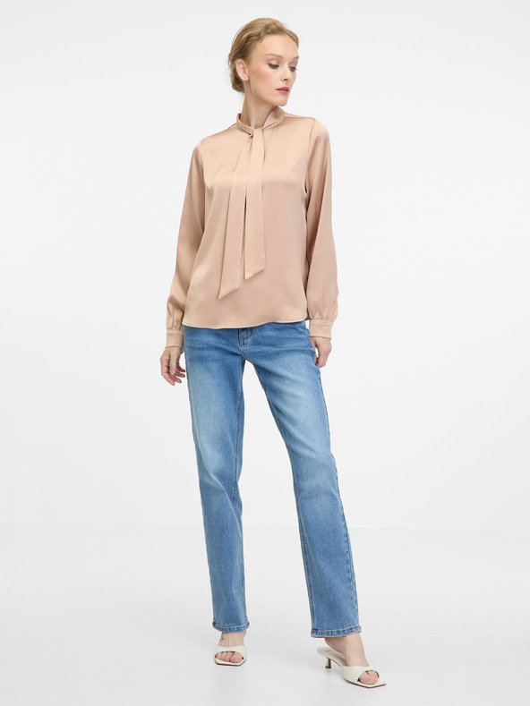 Orsay Beigefarbene Bluse ORSAY