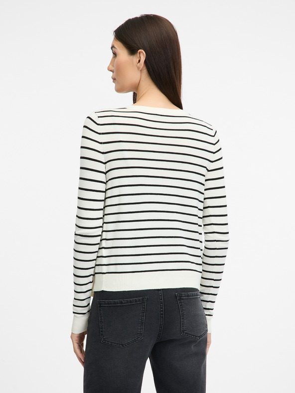 Orsay Cremefarbene Damen-Strickjacke ORSAY