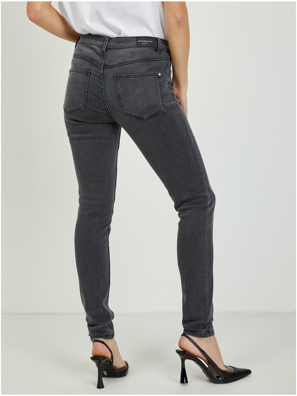 Orsay Graue Skinny-Fit-Jeans Damen ORSAY