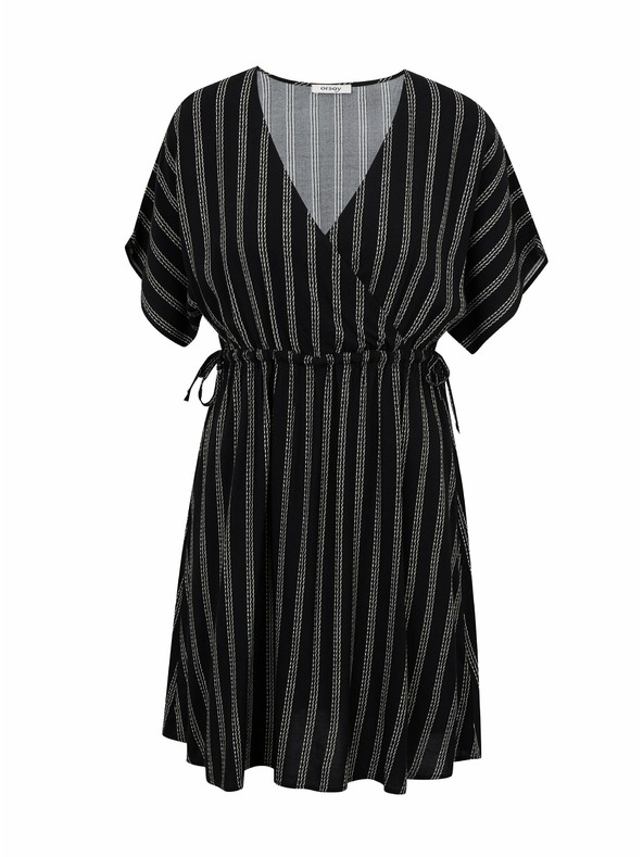 Orsay Schwarzes gestreiftes Damenkleid ORSAY