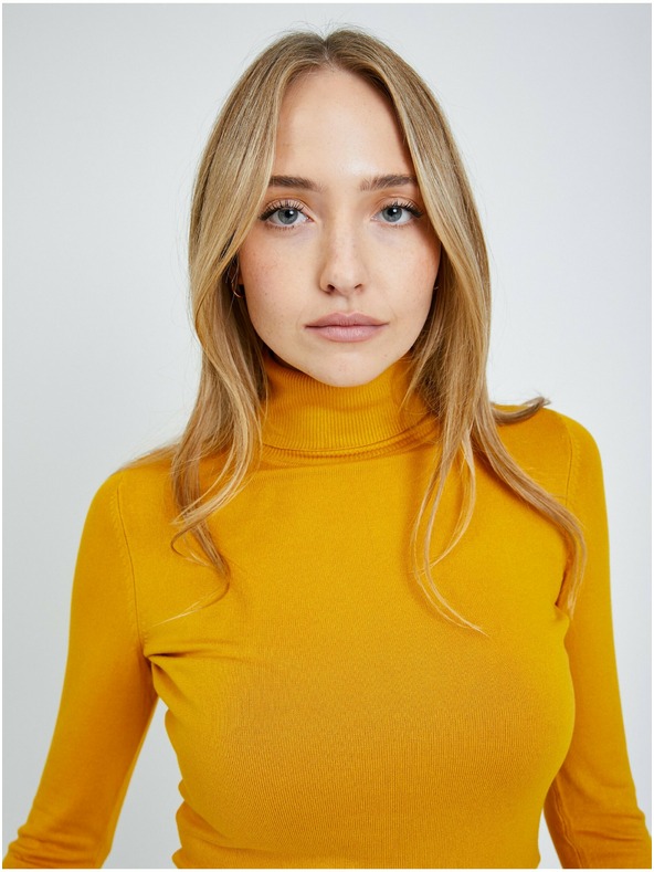 Orsay Senffarbener Rollkragenpullover von ORSAY