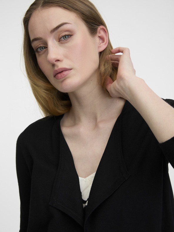 Orsay Schwarze Damen-Cropped-Strickjacke ORSAY