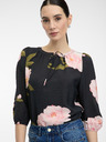 Orsay Schwarze Damen-Bluse mit Blumenmuster ORSAY