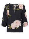 Orsay Schwarze Damen-Bluse mit Blumenmuster ORSAY