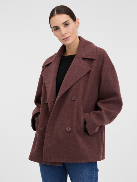 Orsay Weinroter Damen Kurzmantel von ORSAY