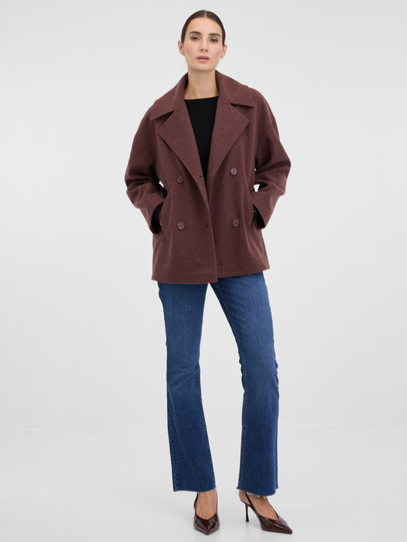 Orsay Weinroter Damen Kurzmantel von ORSAY