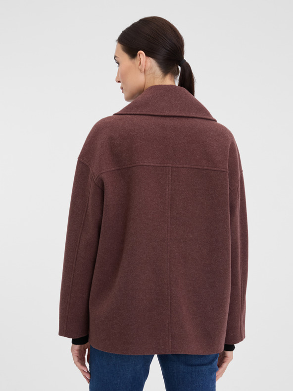 Orsay Weinroter Damen Kurzmantel von ORSAY