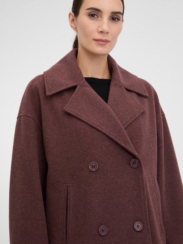 Orsay Weinroter Damen Kurzmantel von ORSAY