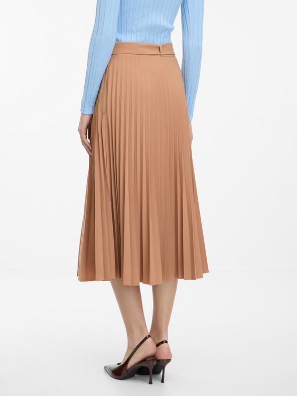 Orsay Hellbraune Damen Midi-Rock von ORSAY