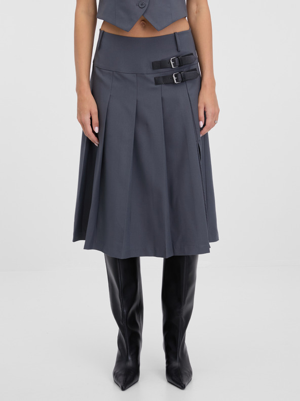 Orsay Graue Damen Midi-Rock von ORSAY