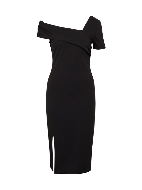 Orsay Schwarzes knielanges Damenkleid ORSAY