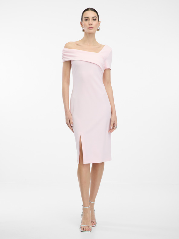 Orsay Hellrosa knielanges Damenkleid ORSAY