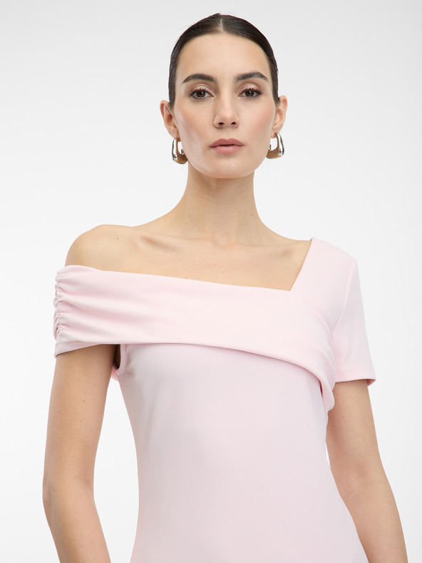 Orsay Hellrosa knielanges Damenkleid ORSAY