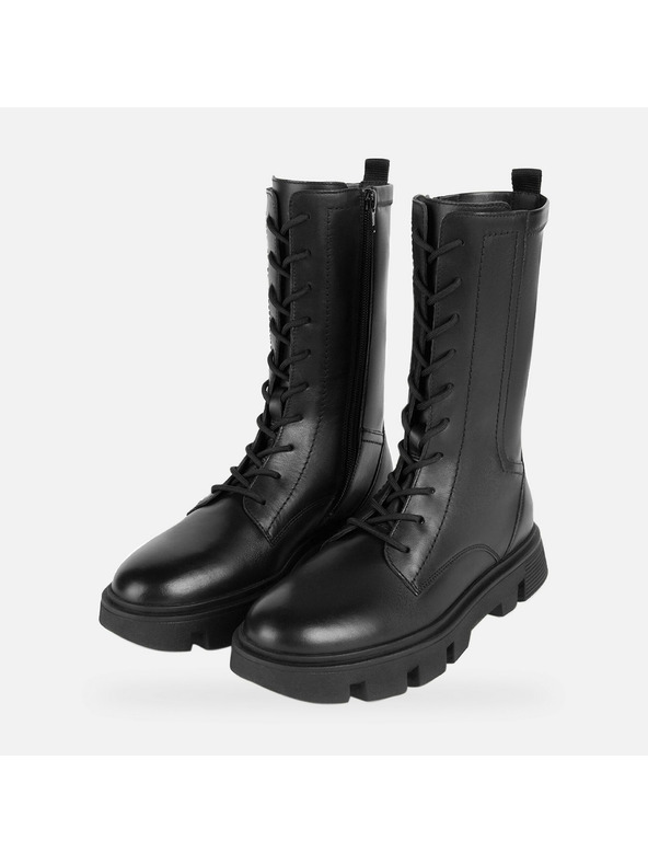 Geox Schwarze Damenstiefel Geox Vilde