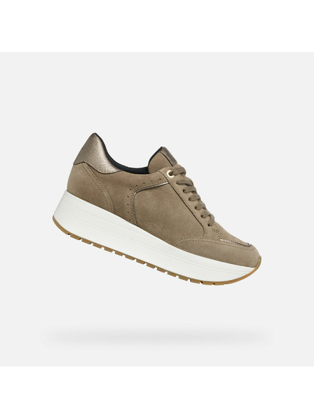 Geox Beige Damen Sneaker Geox New Kency