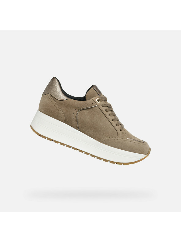 Geox Beige Damen Sneaker Geox New Kency