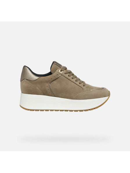 Geox Beige Damen Sneaker Geox New Kency