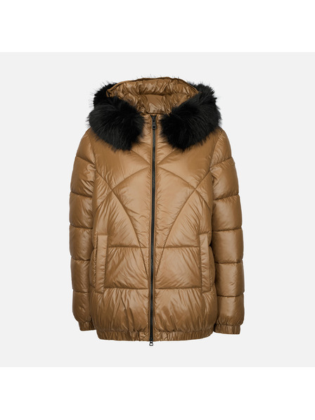 Geox Hellbraune Damen Daunenjacke Geox Backsie