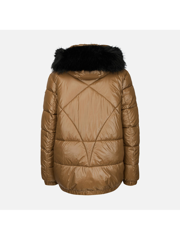 Geox Hellbraune Damen Daunenjacke Geox Backsie